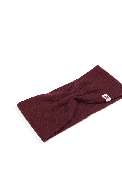 Pure Cashmere Stirnband  - mulberry