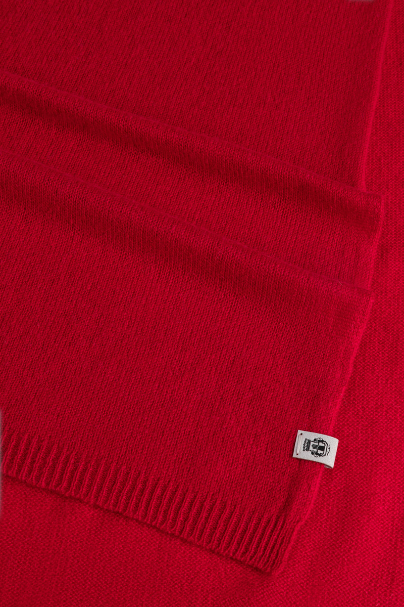 Pure Cashmere Plaid 60x190 - classic red