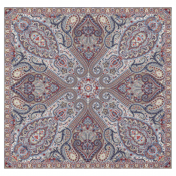 Paisley Glow 140x140 - multi dove