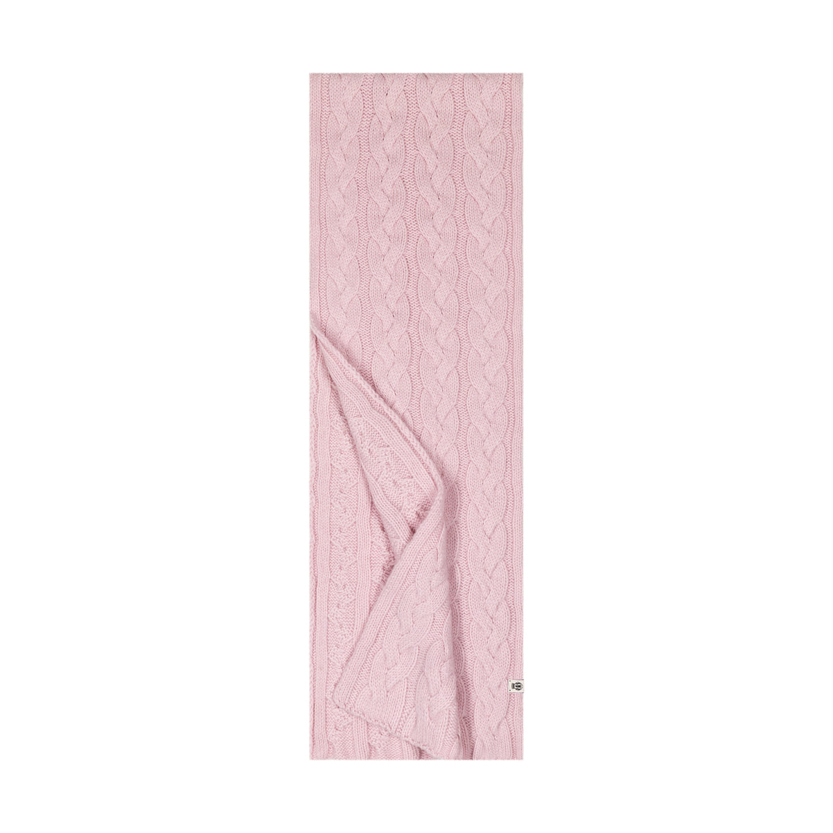 Braided Cashmere Schal 30x180 - blush