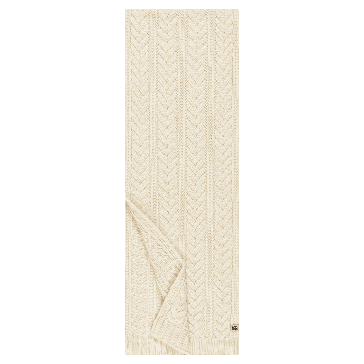Cashmere Twist Schal 30x180  - woolwhite