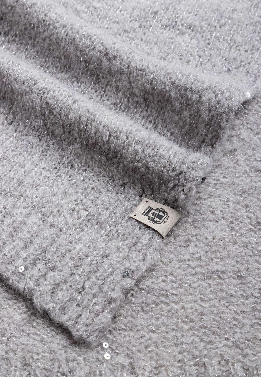 Winter Sparkle Schal 35x180 - silvergrey