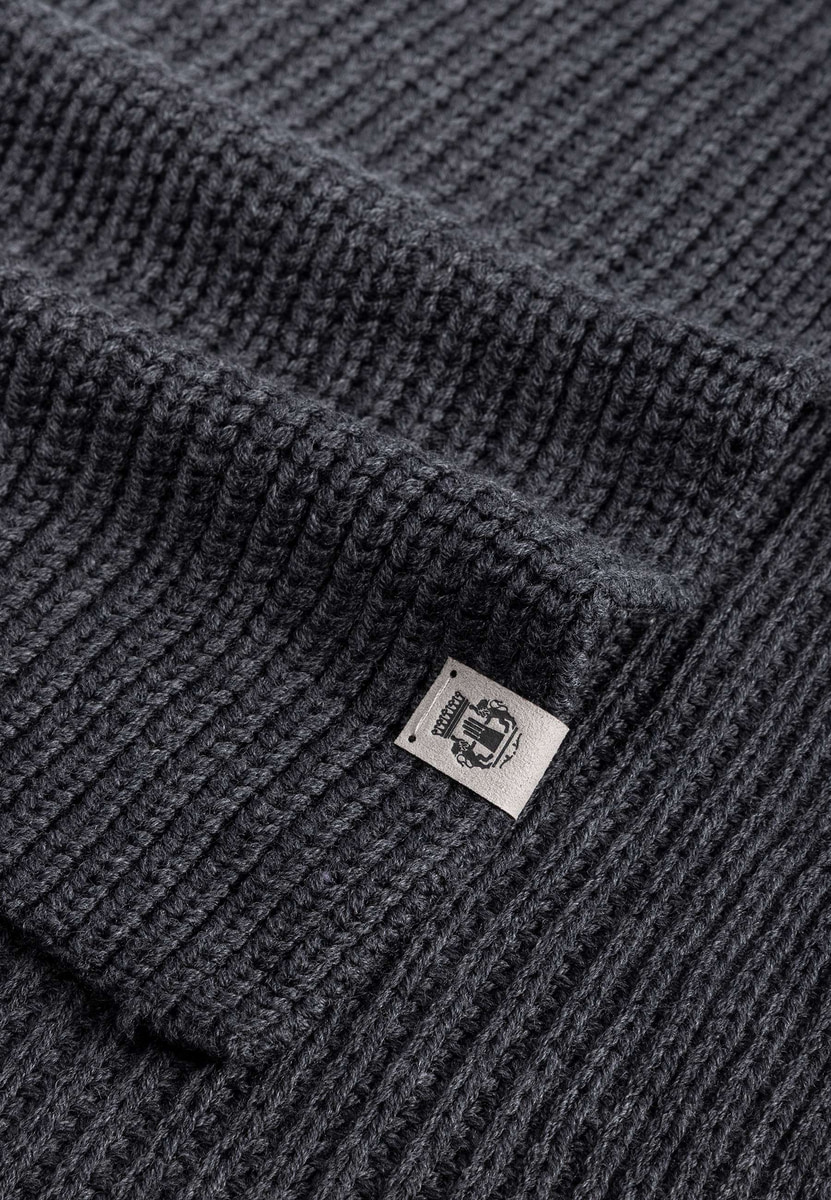 Pure Merino Schal 27x180  - anthracite