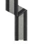 Urban Wool Stripes 37x180  - black/white
