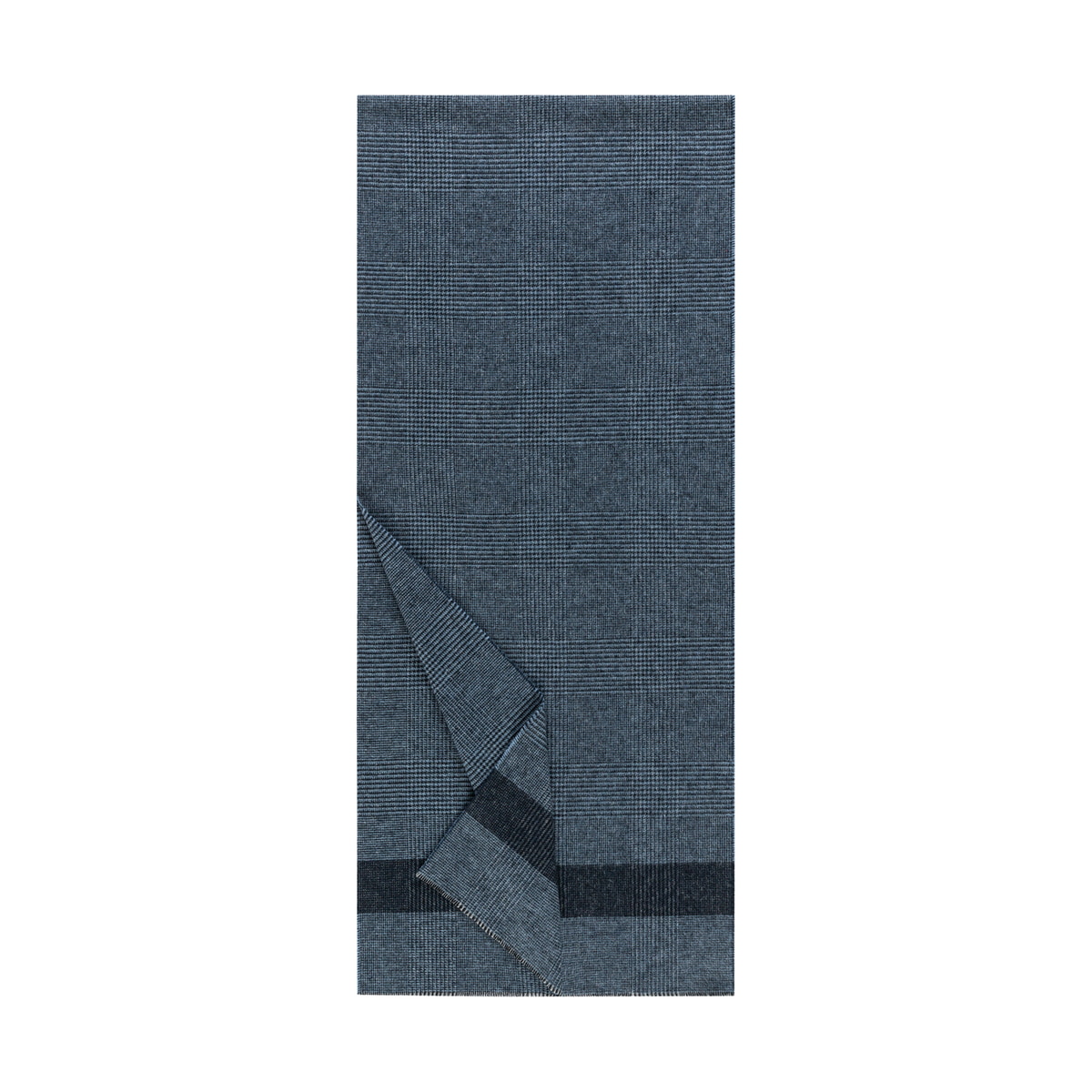 Cotton Check 40x180 - indigo