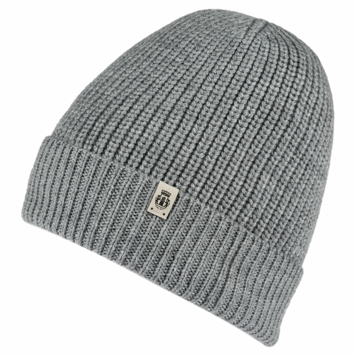 Pure Merino Umschlagmuetze - flanell