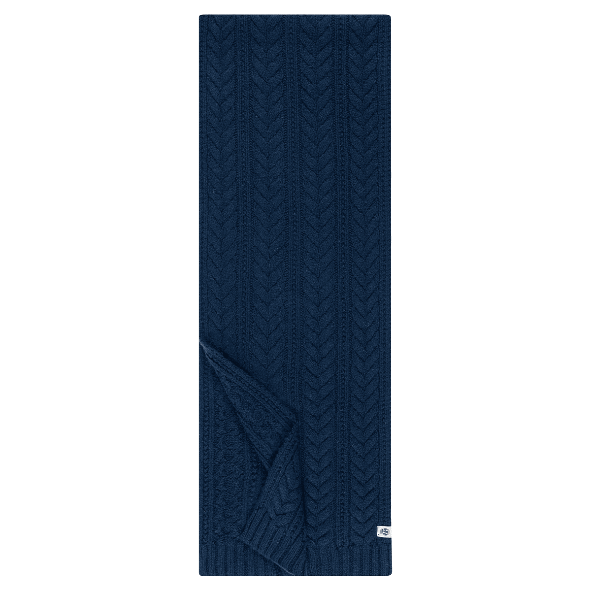 Cashmere Twist Schal 30x180  - navy