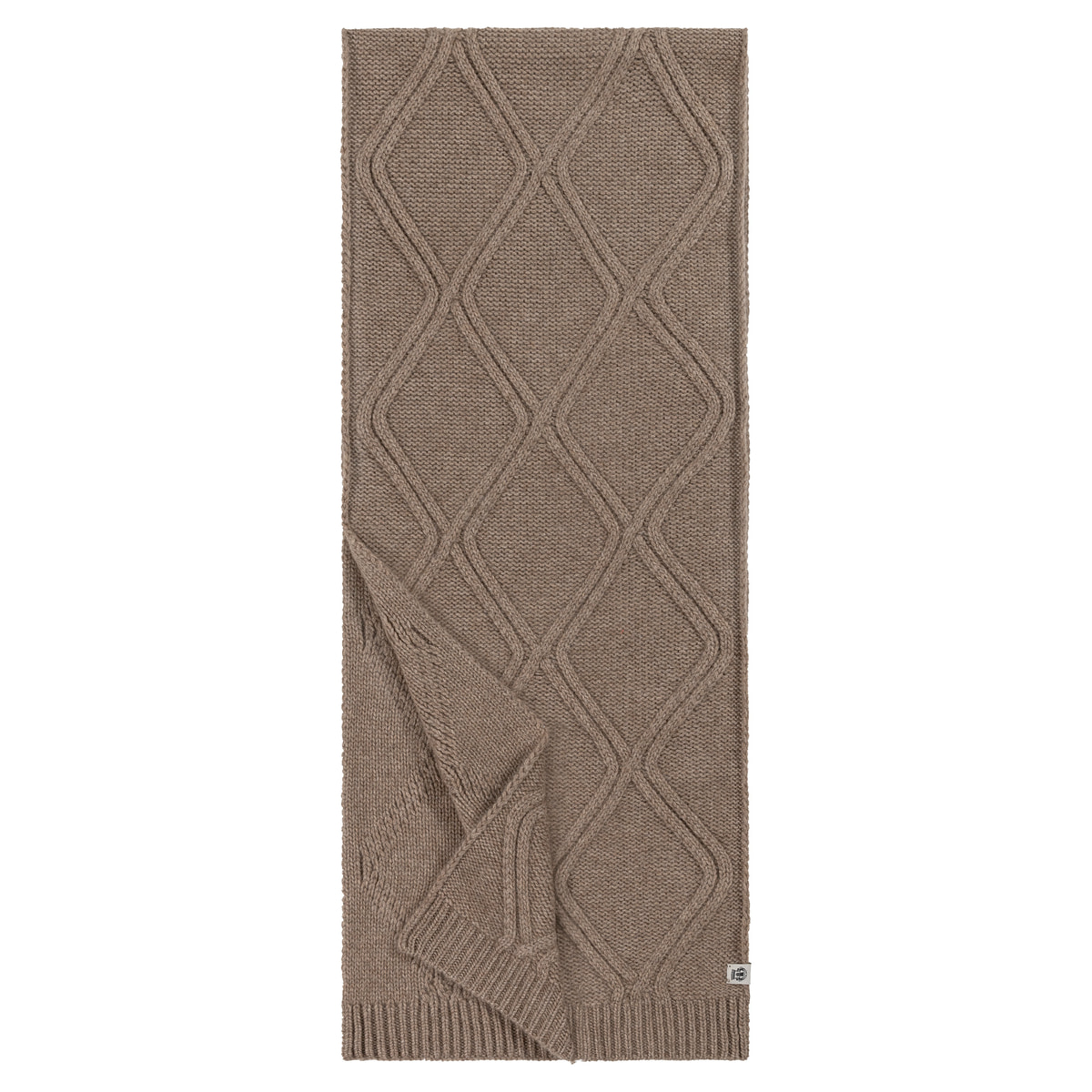 Frozen Winter Schal 35x180  - taupe