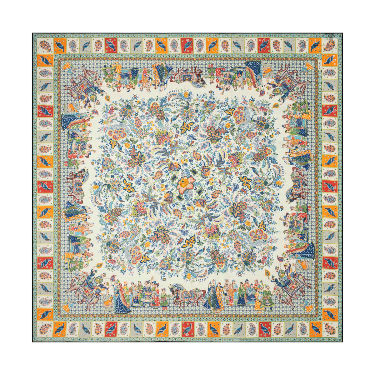 Winter Caravane 140x140  - multi forest