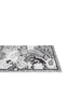 Flower Power 100x100 - white/black