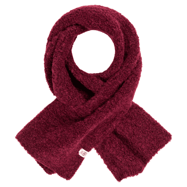 Snowflake Boucle Schal 28x90 - wine