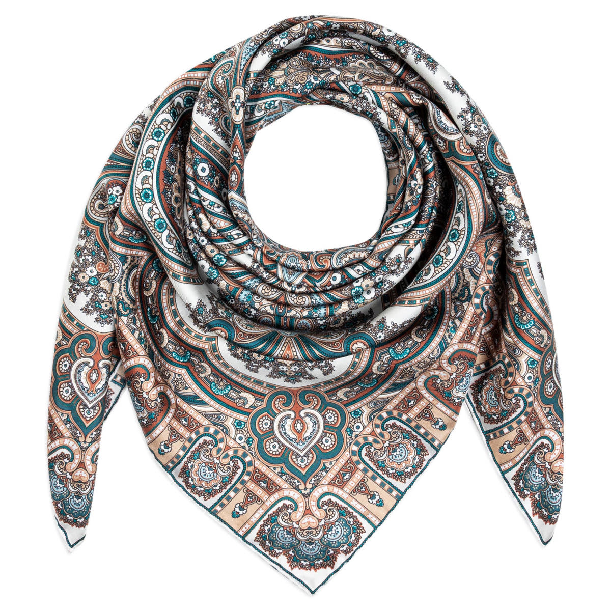 Paisley Star 90x90  - multi natural