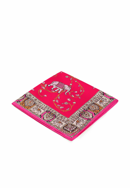 Elephant Garden 53x53 - multi pink