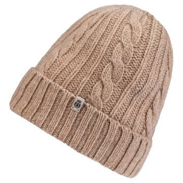 Cabled Charm Mütze - cashmere