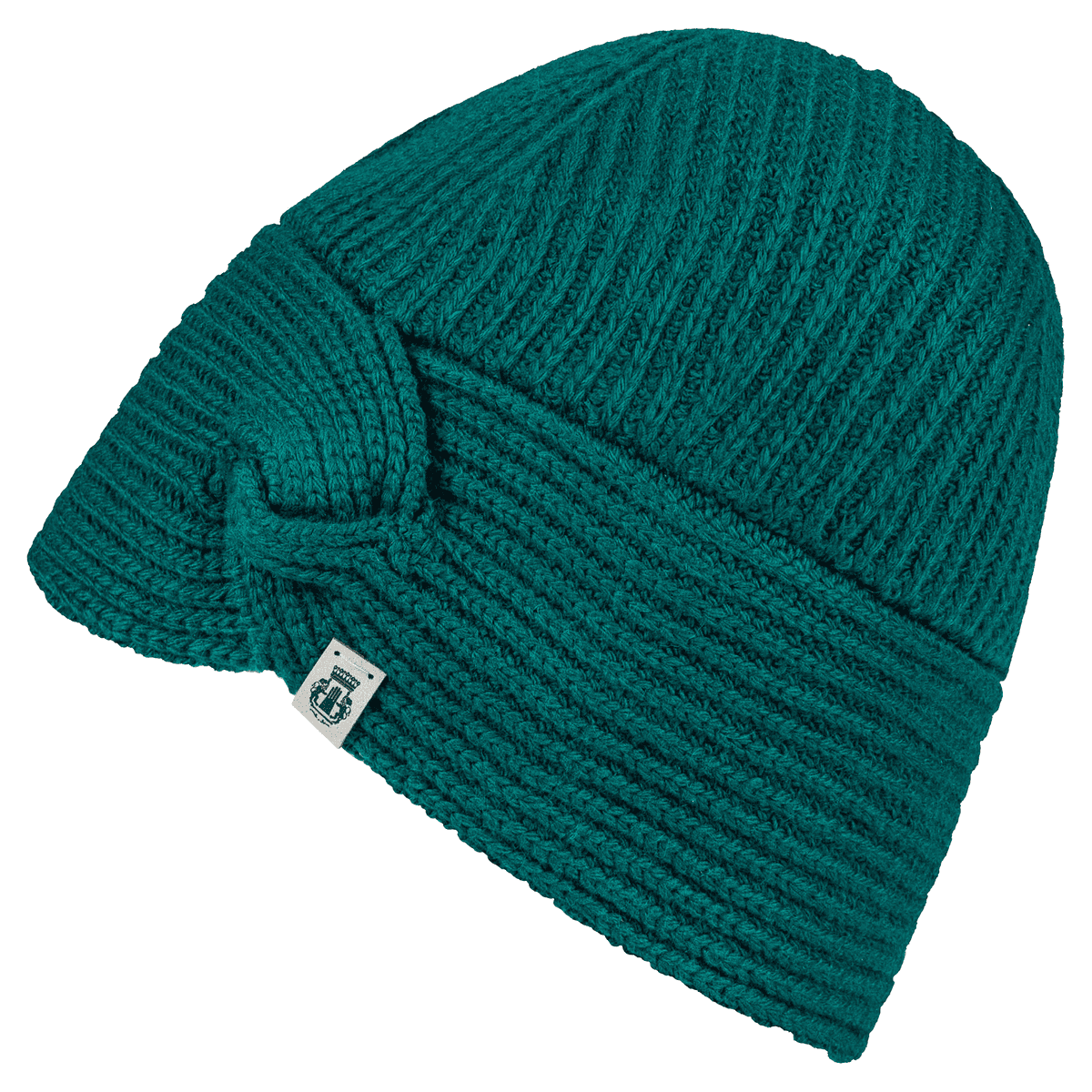 Essentials Mütze mit Knoten  - emerald