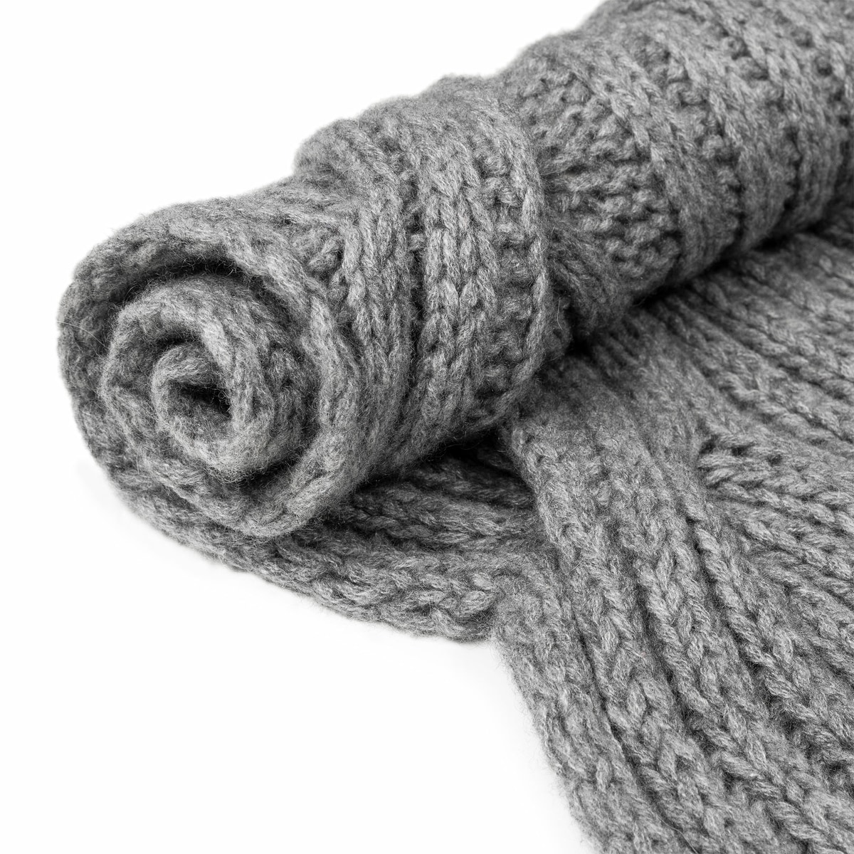 Braided Rip Schal 30x180 - flanell
