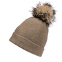 Pompon Hat mit Kunstpelz - alpaca