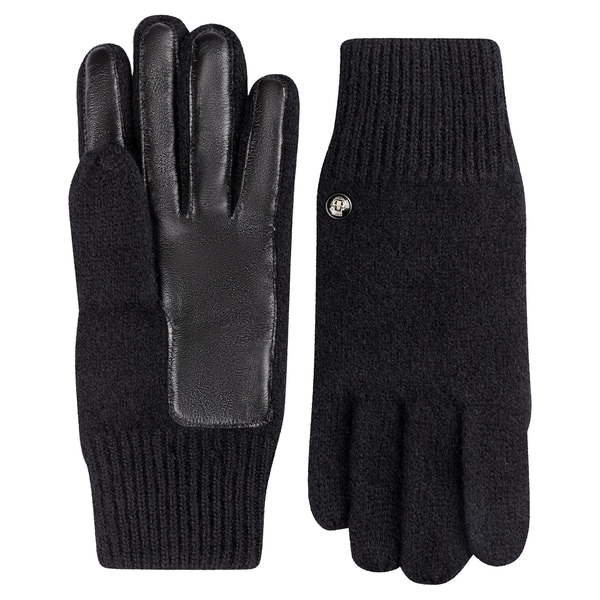 Walkhandschuhe Lederinnenhand - black