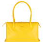 Davina patent handbag medium  - yellow