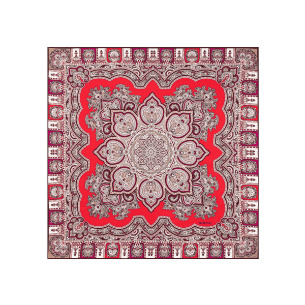 Timeless Paisley 70x70  - multi red
