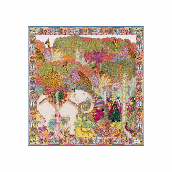 White Elephant 90x90 - blue/green