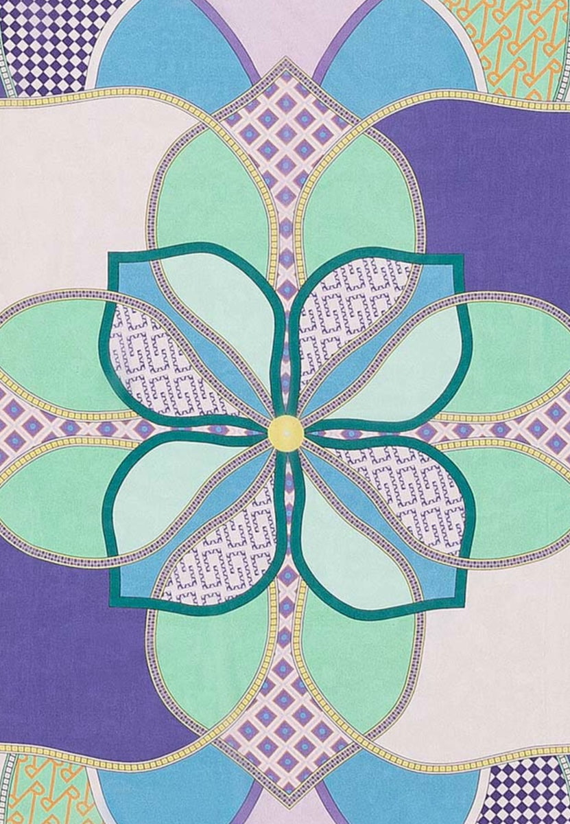 Signature Mandala 130x130 - multi lavender