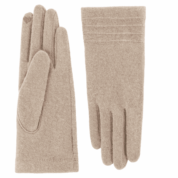 Pleated Seam Touch Cut& Sewn - creme