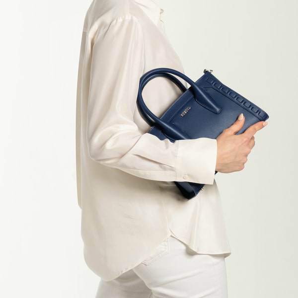 Mathilde crafted small - navy