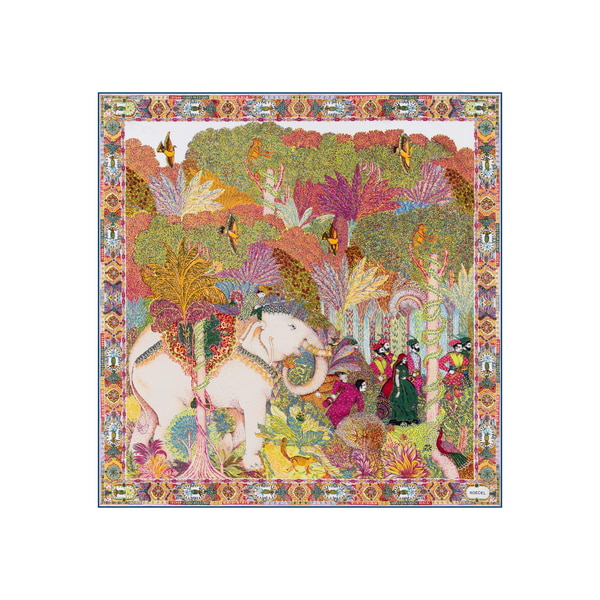 White Elephant 90x90 - blue/green