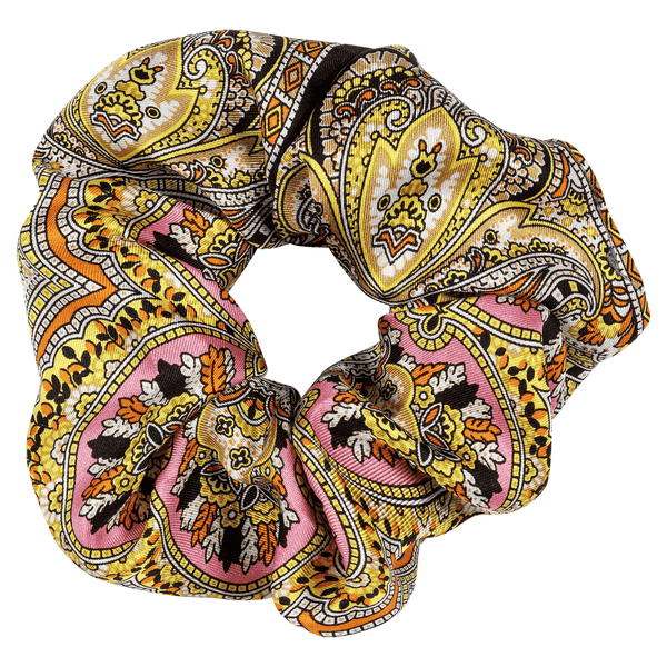 Scrunchie Young Paisley medium - black jewel