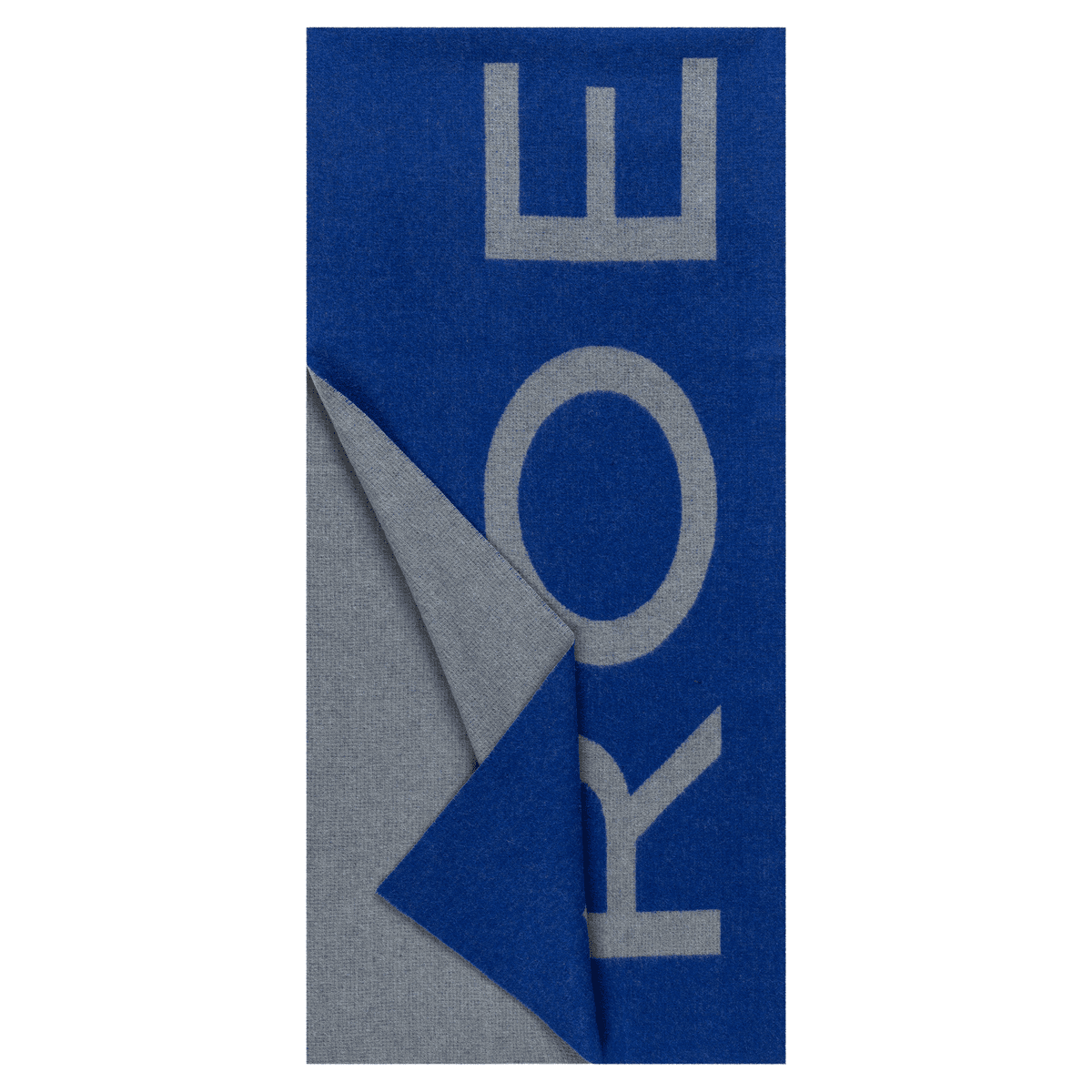 Logo Scarf Women 50x220 - cobalt