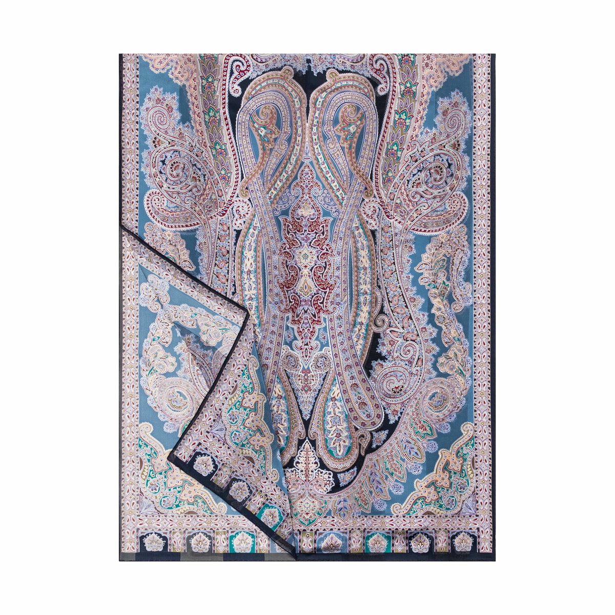 Glory Paisley 70x180 - multi navy