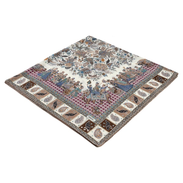 Winter Caravane 140x140 - multi cashmere