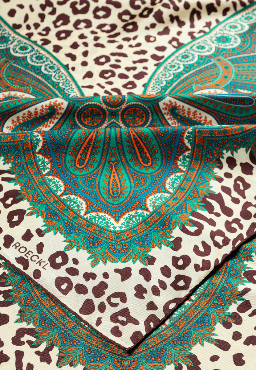 Wild Frame 90x90  - multi green