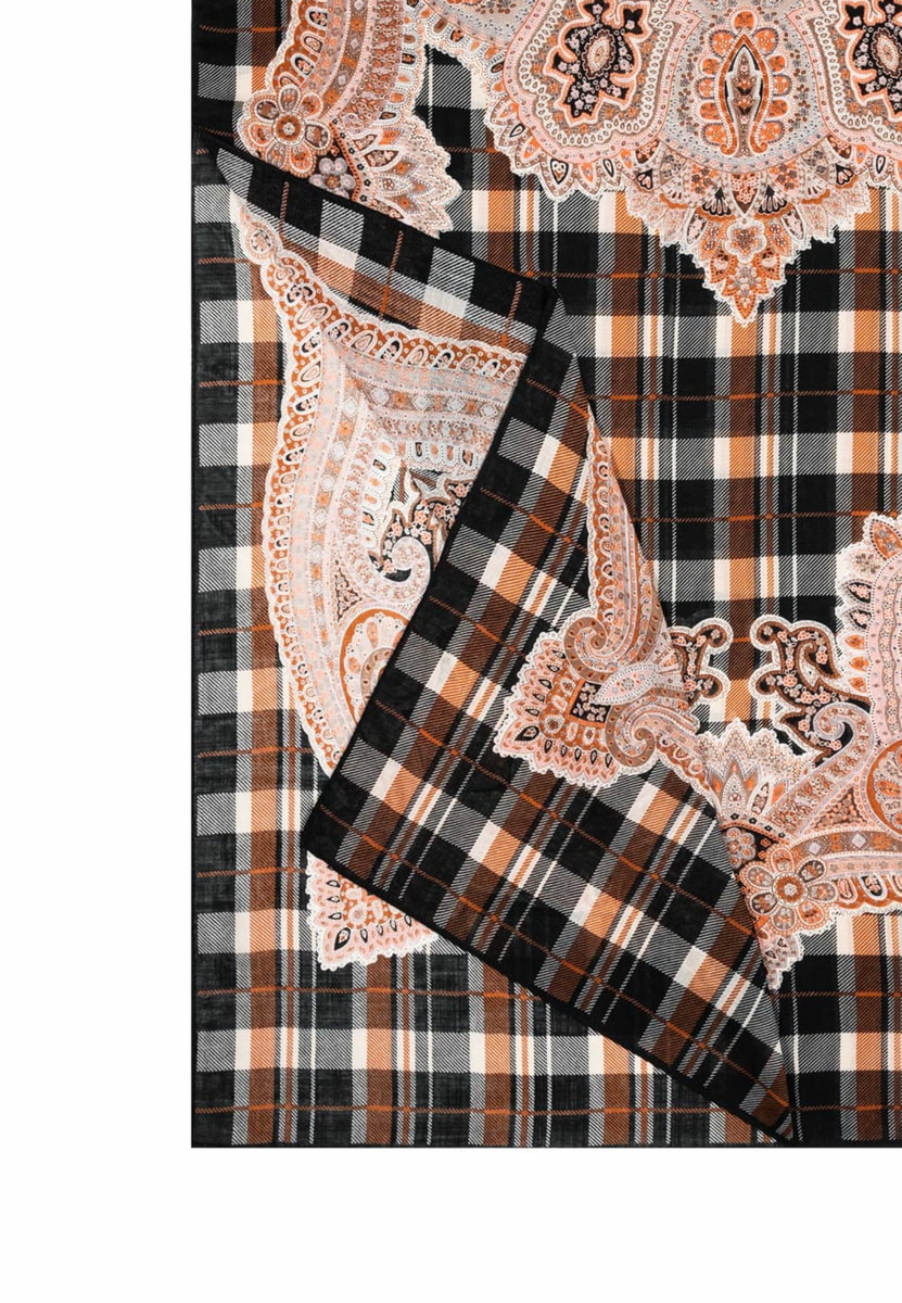 Tartan Paisley 70x180 - multi fox