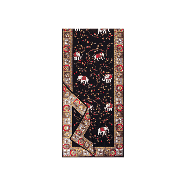 Elephant Garden 45x180 - black multi