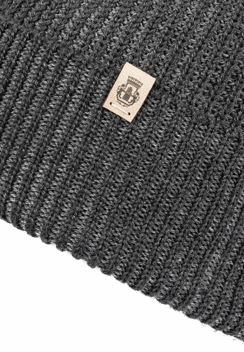 Fine Two Tone Muetze - anthracite