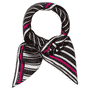 Coloured Stripes 53x53  - black