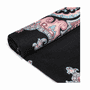Ornament Paisley 70x180 - black/rose