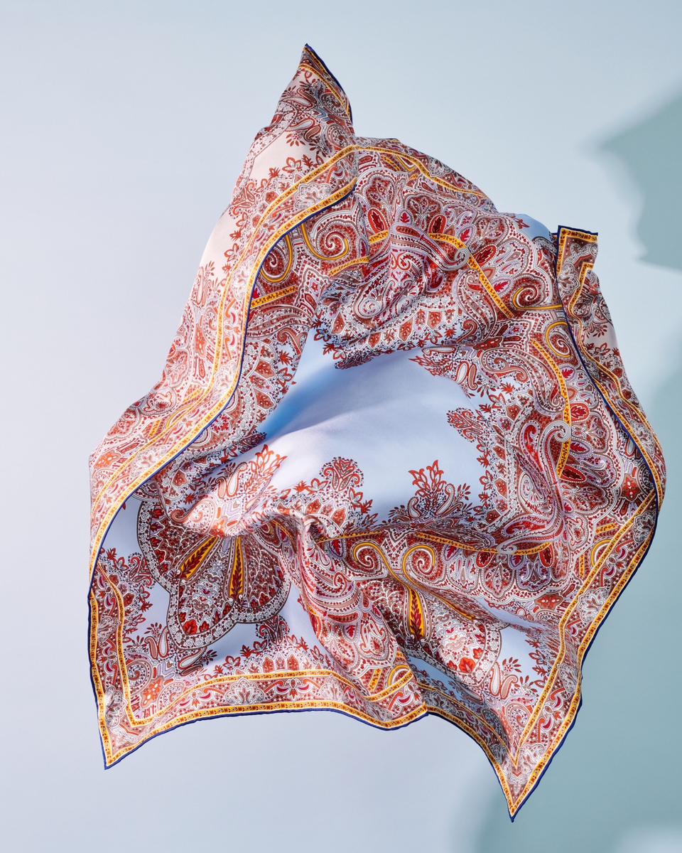 Paisley Reflection 90x90 - multi ciel
