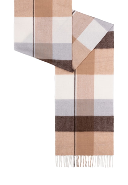Block Check 40x180 - multi beige
