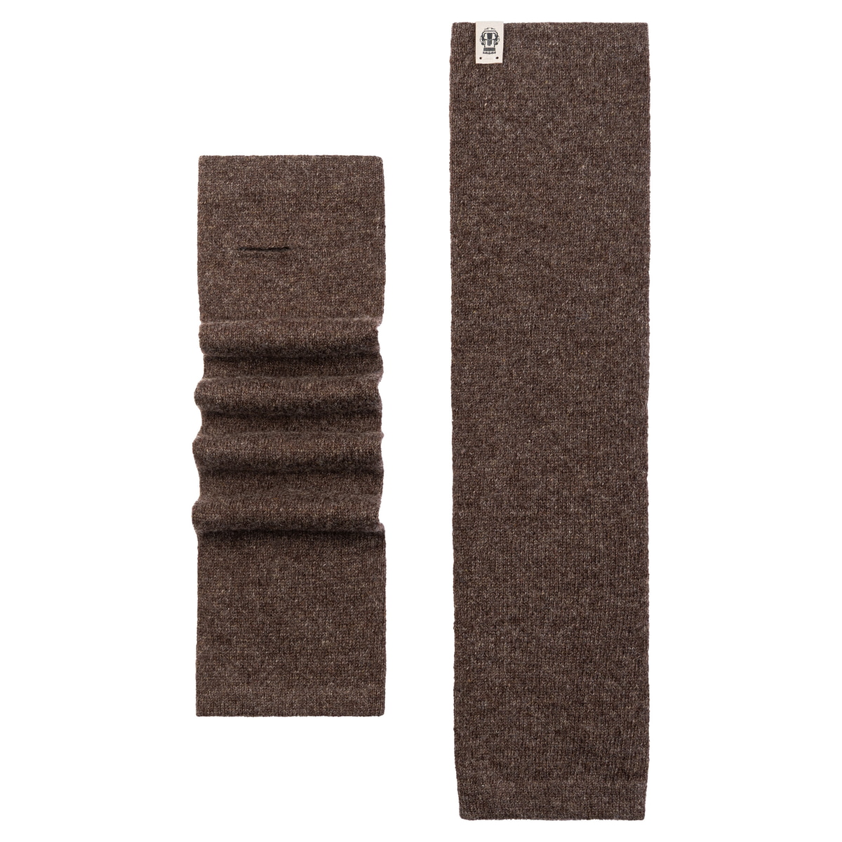 Pure Cashmere Stulpe - coffee