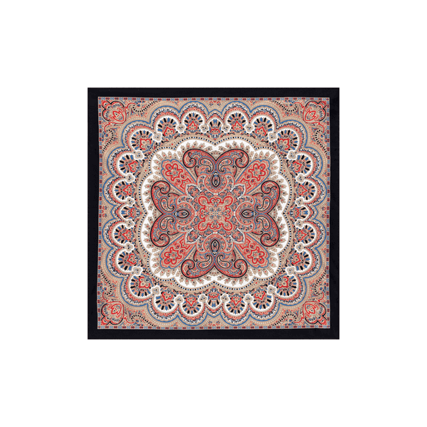 Young Paisley 53x53 - navy