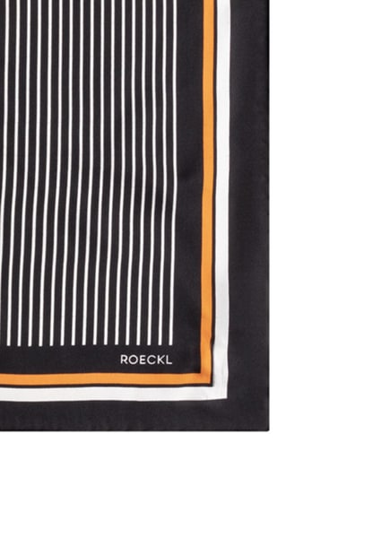 Two Tone Stripes 53x53 - black