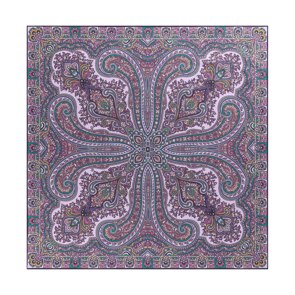 Paisley Star 90x90 - multi wine