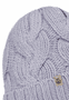 Braided Cashmere Muetze - amethyst