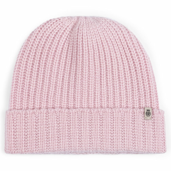 Pure Cashmere Umschlagmuetze - blossom