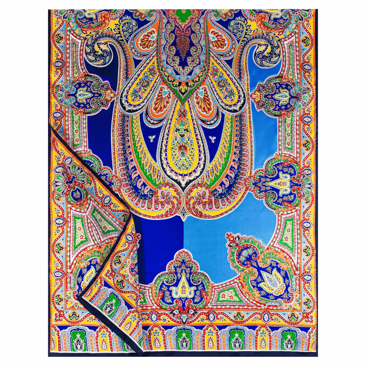 Majestic Colourblocking 70x180 - multi navy