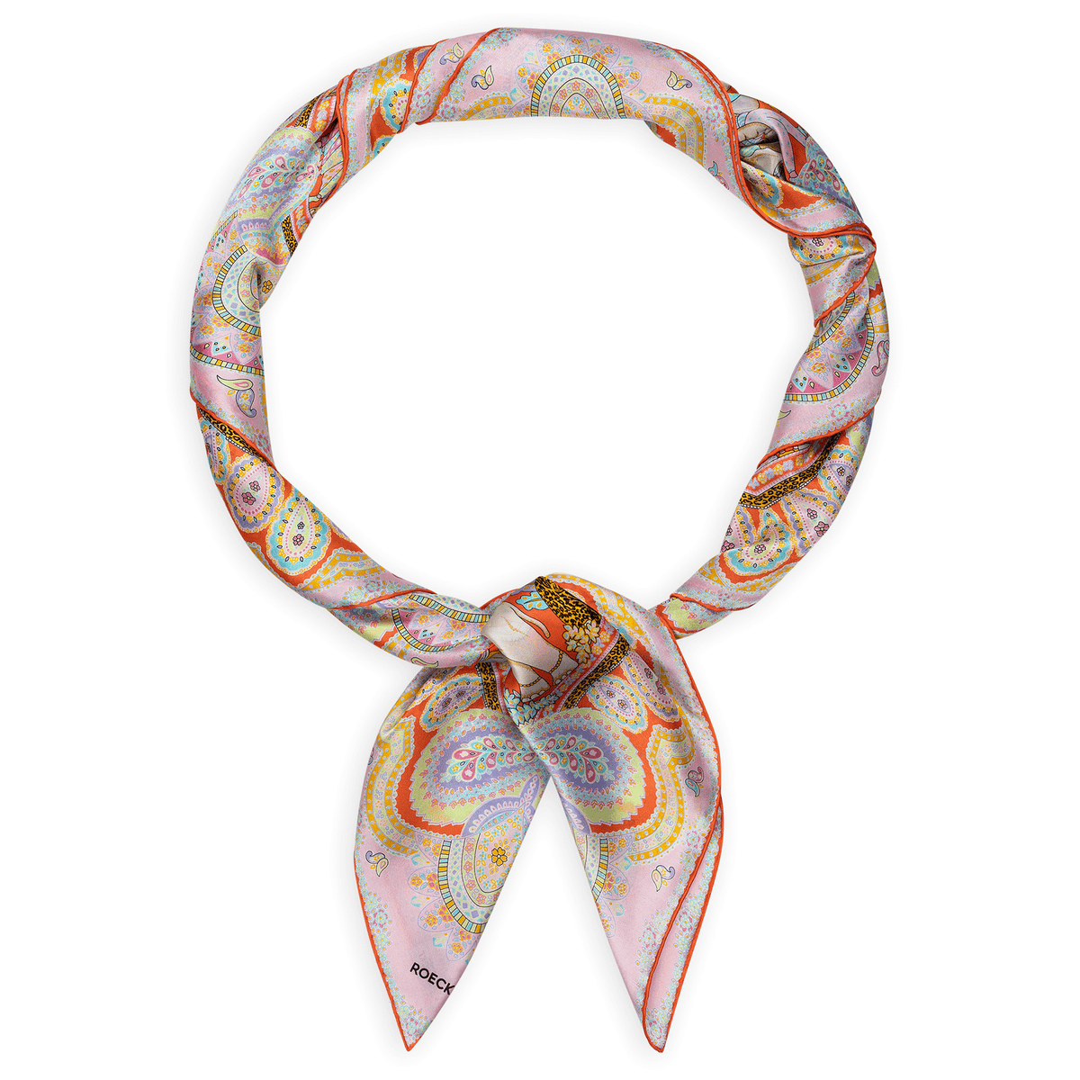 Elephant Parade Silk 140x140 - multi flamingo
