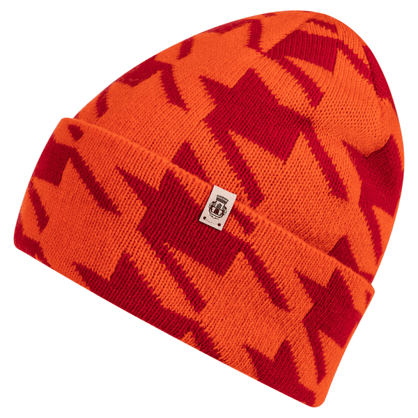 Modern Pepita Muetze - hot orange